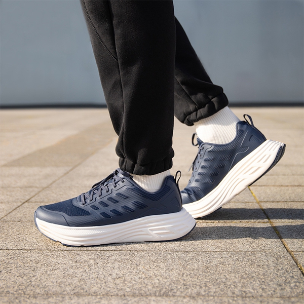 [ActiveFloat] Men's Breathable Athleisure Running Shoes - BLUE - 7